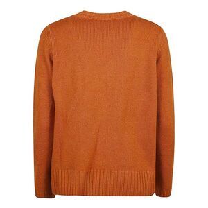BASE MILANO Men's Crew Neck Pullover Sweater Women ORANGE Sweaters & Knitwear
